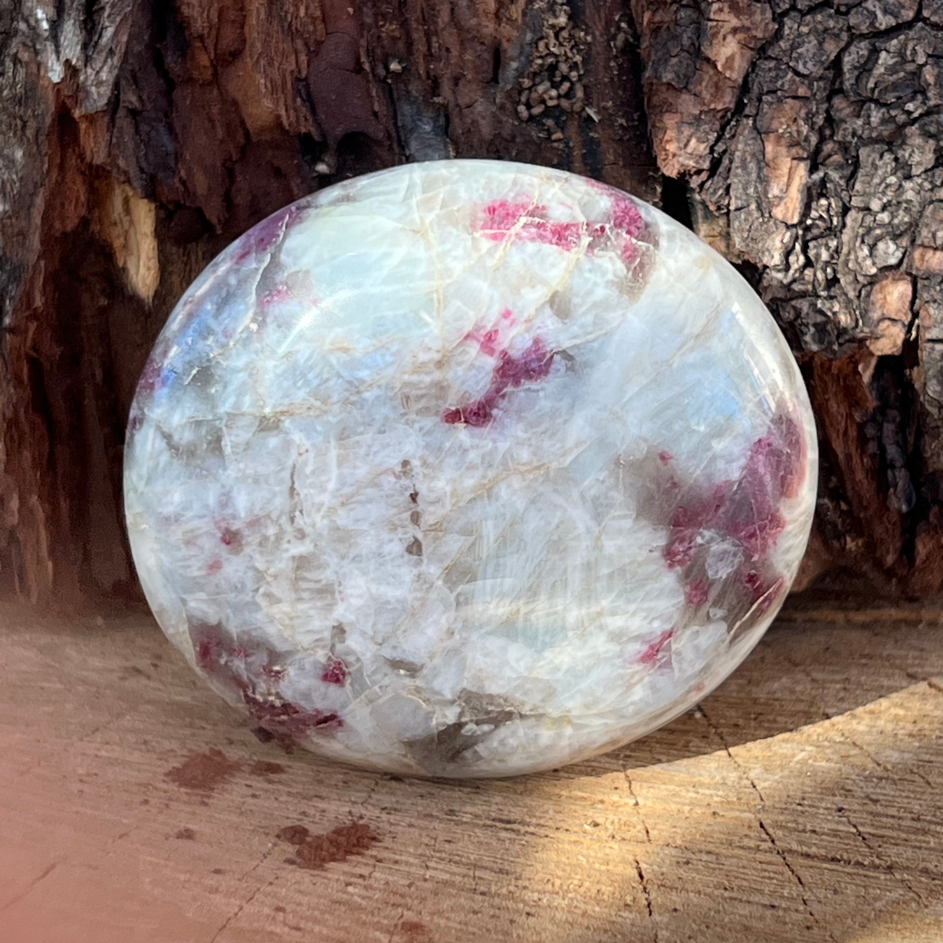 Palmstone rubelit/ turmalina roz m8