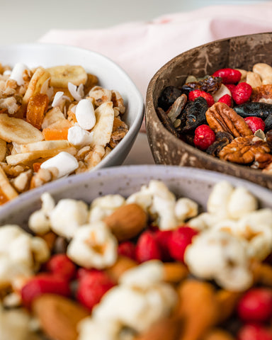 3 types of trail mix