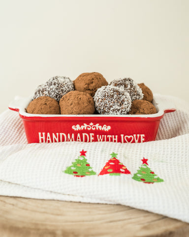 chocolate christmas truffles