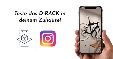 Augmented Reality Filter Fahrrad Wandhalterung