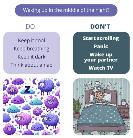 Do and Don'ts - when you wake up in the middle of the night