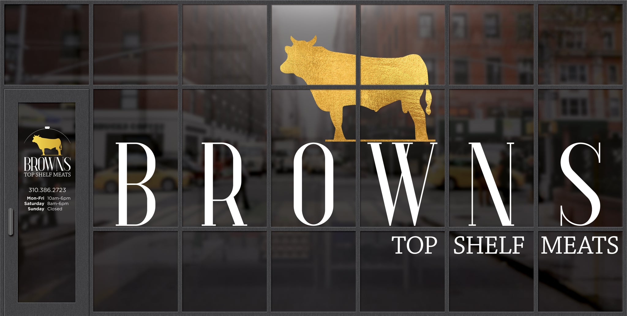 Browns TopShelf Meats store-front