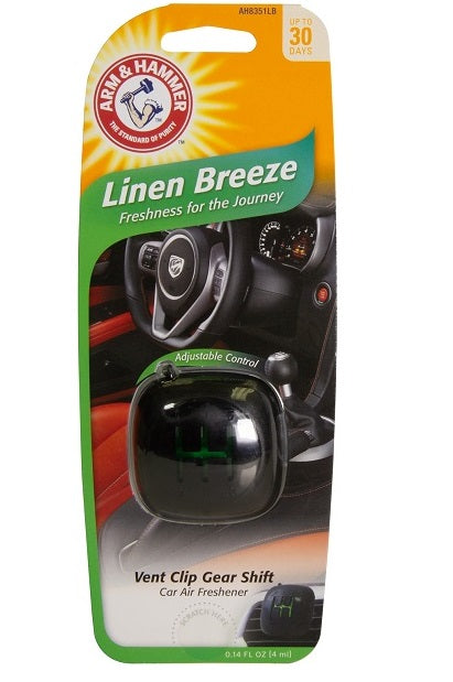 Arm and Hammer Linen Breeze Stick Shift Vent Car Air Freshener