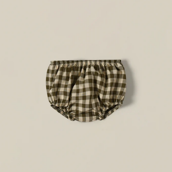 Organic Zoo - Olive Gingham Fisherman Pants – Fox & Bramble