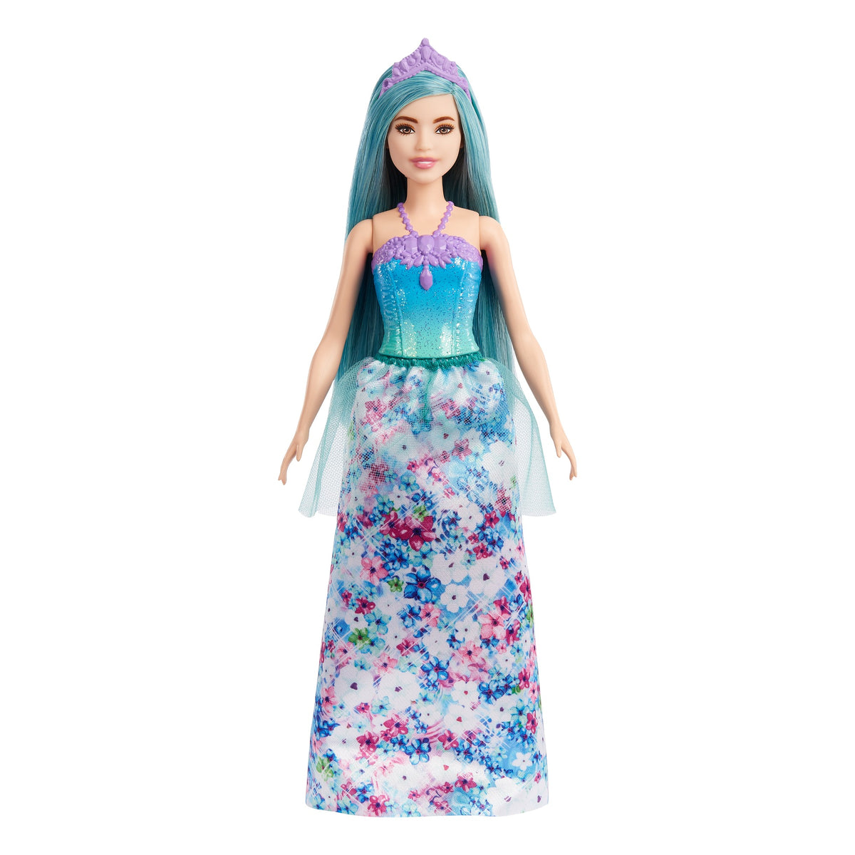 Buy Barbie Dreamtopia Petite-Turquoise Hair Princess Doll with ...