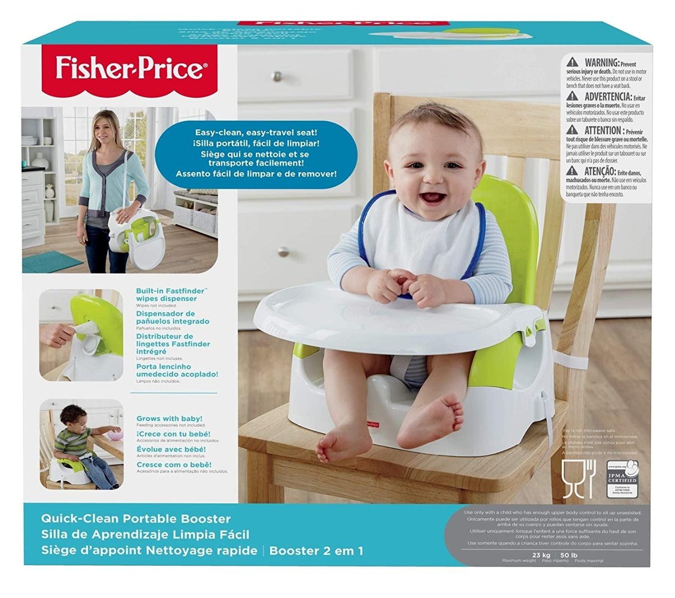 Fisher Price Quick Clean N' Go Booster Seat for Kids