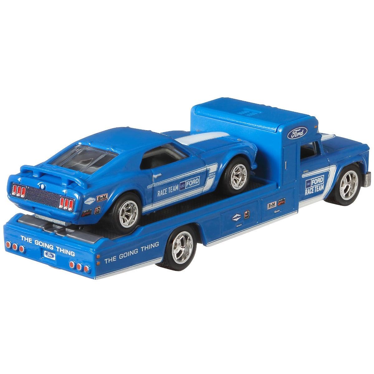 Buy Hot Wheels 69 Ford Mustang Boss 302 Retro Rig 164 Scale Premium Collector Vehicle Online At 9432