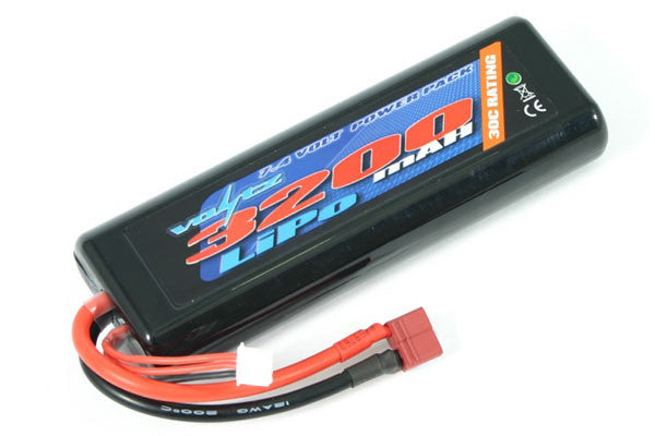 Batterie LiPo 2S 7.4V 3200mAh 40C Hard Case Voltz VZ0305