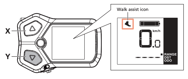 How to use the Walk Assist function on your STEPS display – Xtracycle