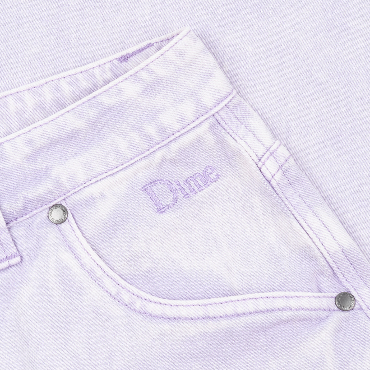 Classic Baggy Denim Pants (Stone Lilac)