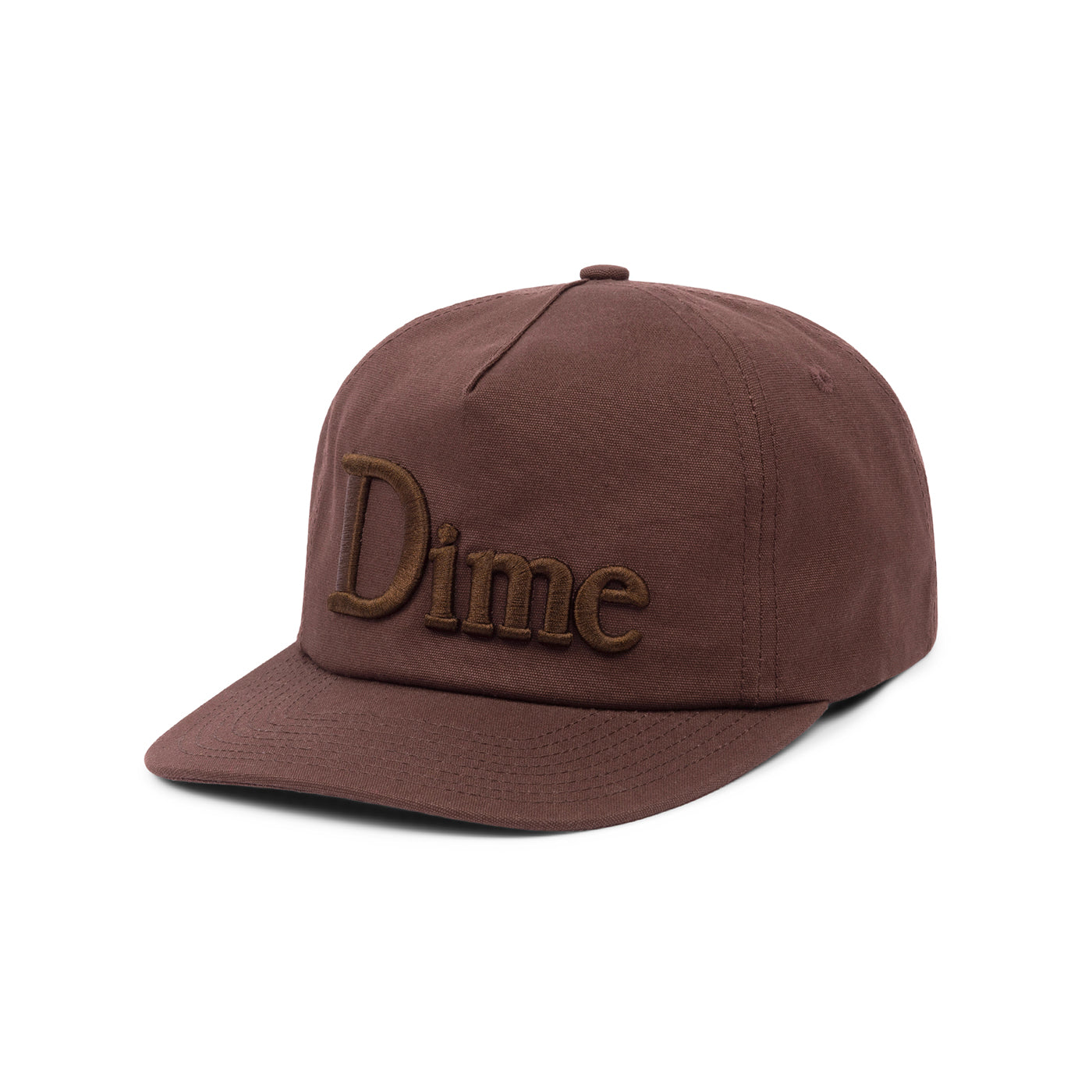 Classic 3D Worker Cap (Dark Brown)