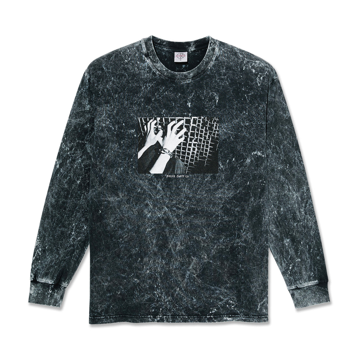 Caged Hands LS Tee (Acid Black