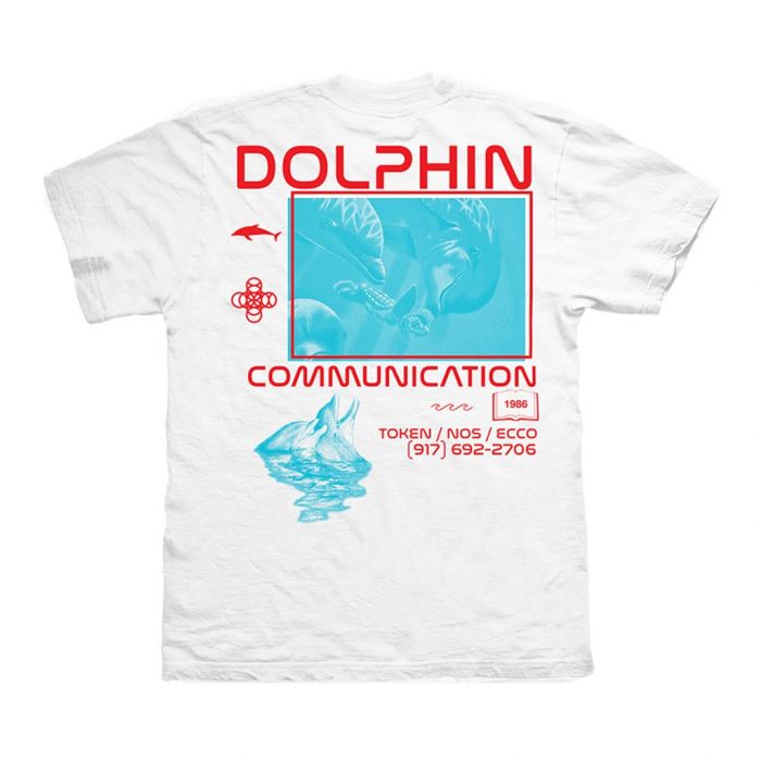 Dolphin Communication Tee White