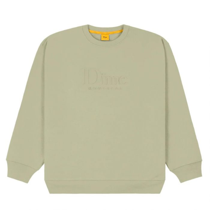 Classic Embossed Crewneck Dark Mint