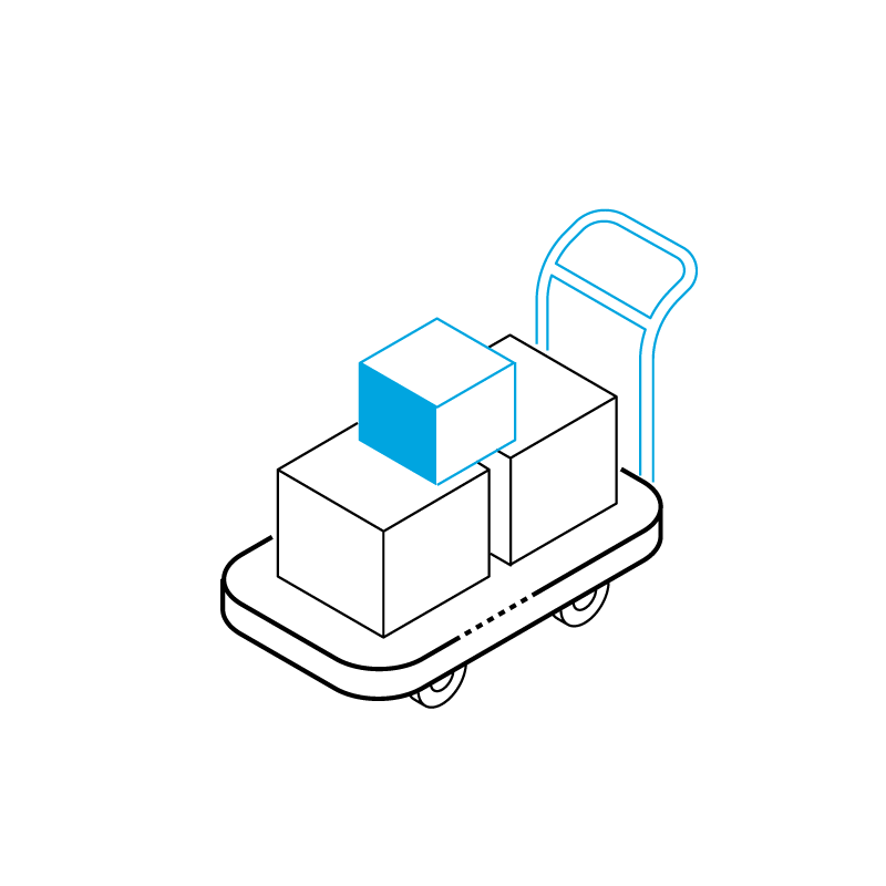 Utility cart with inventory