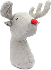 Rudolf Novelty Doorstop - Fabric Stag Doorstopper