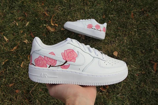 Pink LV Drip Air Force 1 – Swaggy