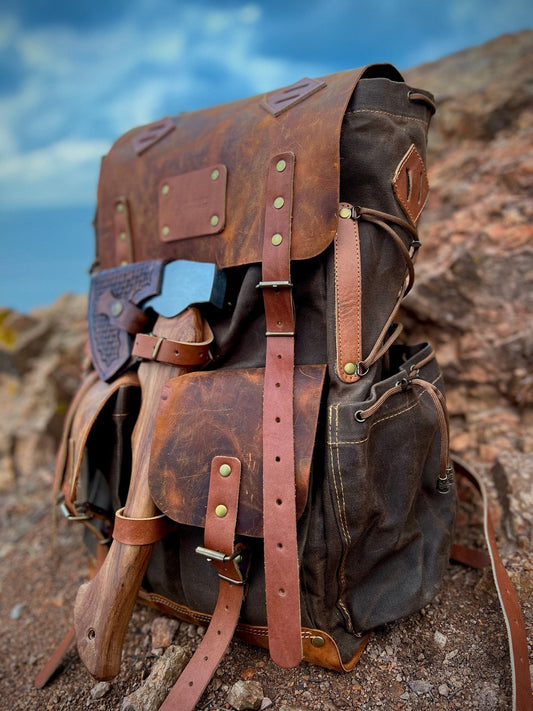 Max_Turbo: Backpacker's Ultra Luxury Leather Backpack Collection