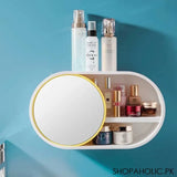 Wall Mounted Cosmetic Storage Organizer Front View