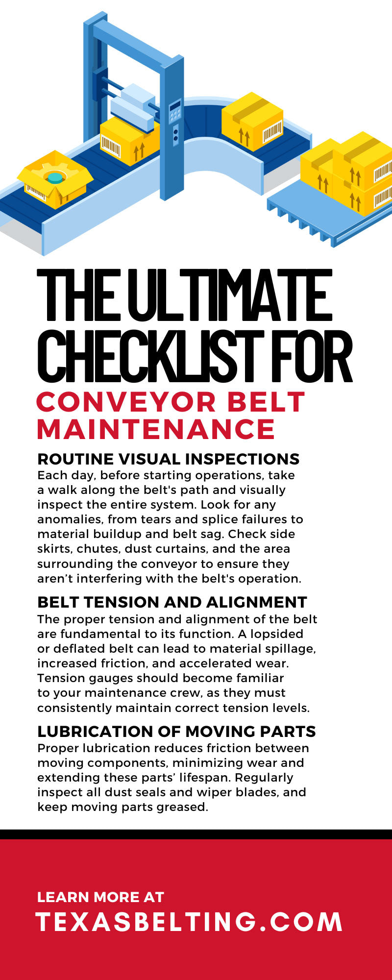 The Ultimate Checklist for Conveyor Belt Maintenance