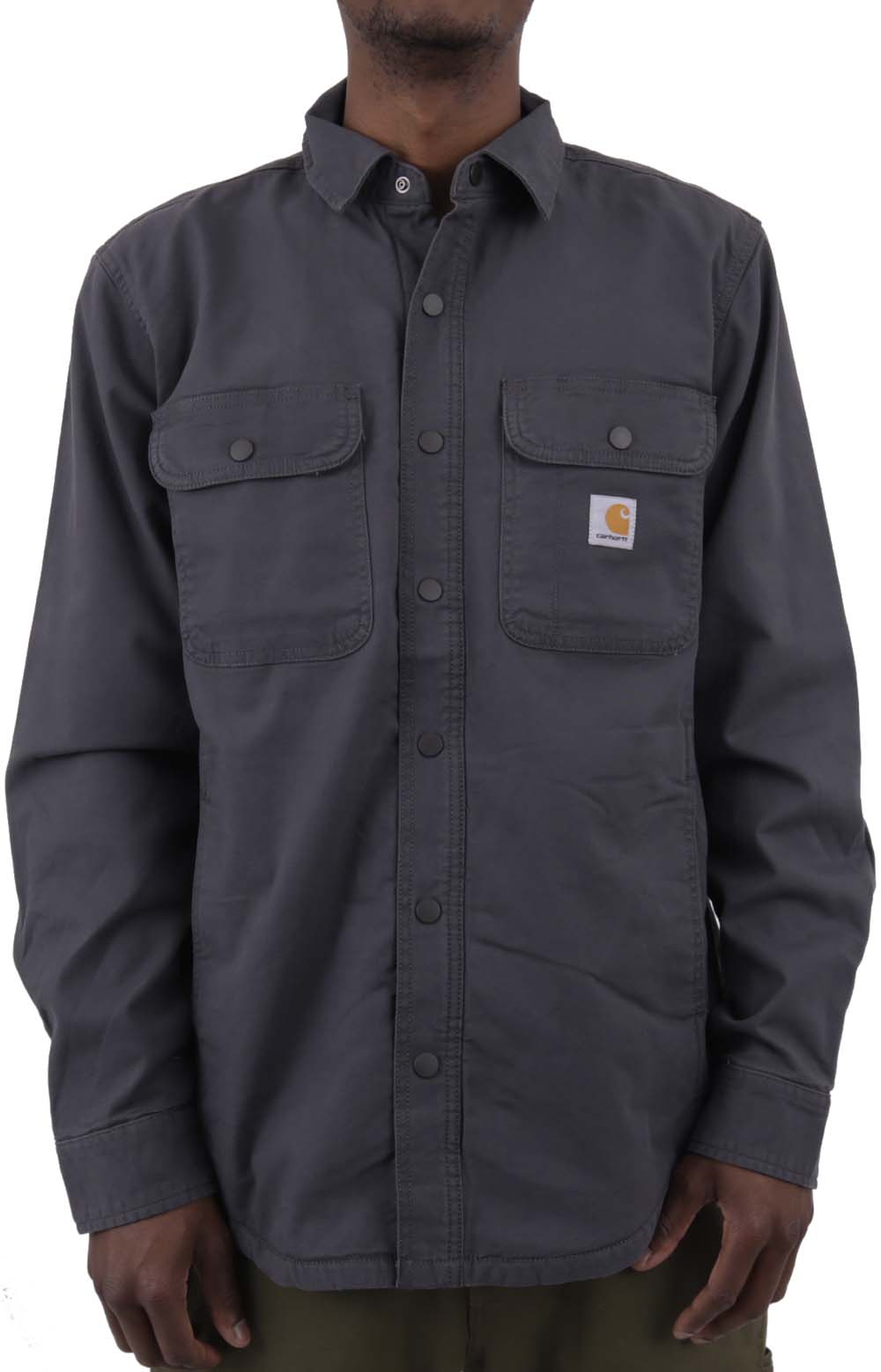 Carhartt, (105419) Rugged Flex Relaxed Fit Canvas Fleece-Lined Shirt ...