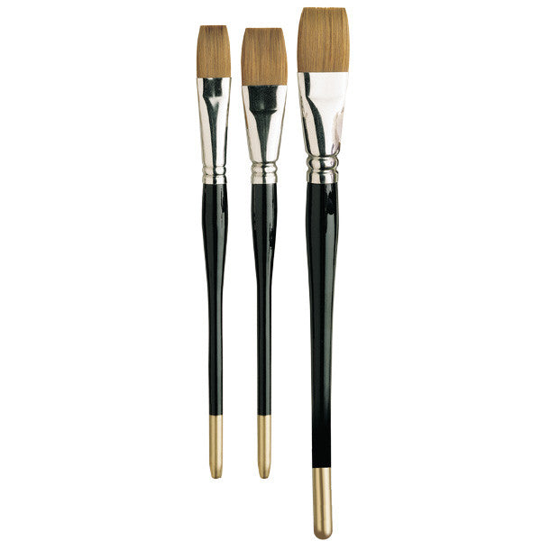 PRO ARTE SERIES 103 PROLENE RIGGERS SHORT HANDLE WATERCOLOUR ARTIST PAINT  BRUSH