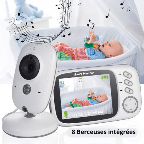 Babyphone vidéo sans fil, écran 2.0 pouces, interphone avec Vision  nocturne, caméra de sécurité, surveillance de la température, pour  nouveau-nés, nounou