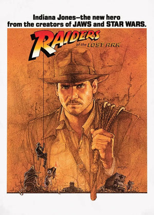 Raiders Of The Lost Arc Indiana Jones Movie Wall Art Poster - Aesthetic Wall Decor - Raiders Of The Lost Ark Movie Poster