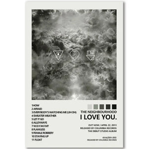 The Neighbourhood Minimalist Album Decor Poster - Aesthetic Wall Decor