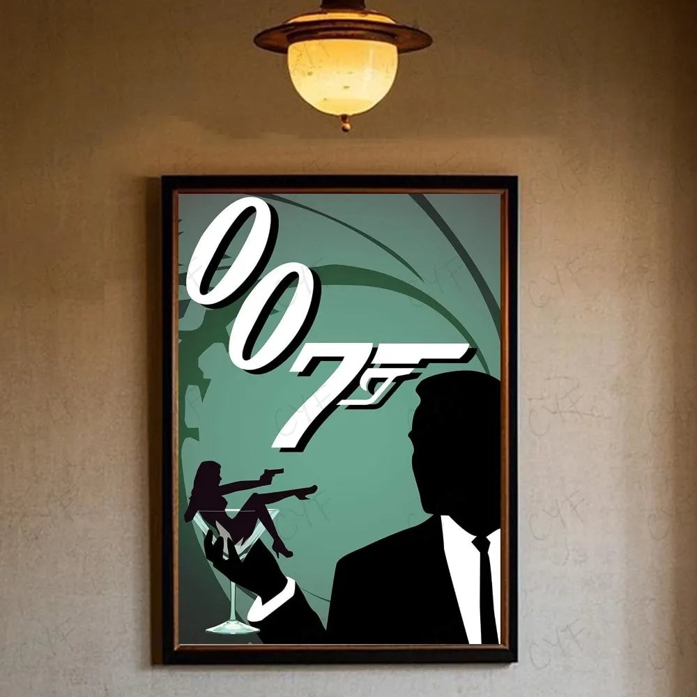 007 Green James Bond Poster