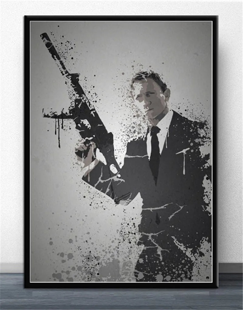 James Bond Daniel Craig Decor Poster