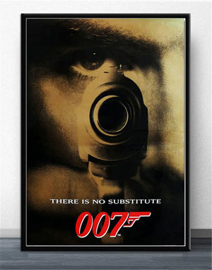 James Bond Goldeneye There Is No Substitute Movie Poster - Aesthetic Wall Decor - James Bond Movie Poster