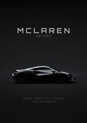 McLaren Artura Car Poster - Aesthetic Wall Decor