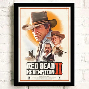 Red Dead Redemption 2 Painting Dutch Arthur Morgan Bonnie Poster - Aesthetic Wall Decor - Arthur Morgan Poster