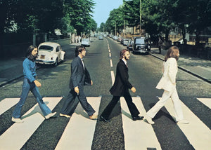 The Beatles Abbey Road Iconic Photo Poster - Aesthetic Wall Decor - Beatles Abbey Road Poster