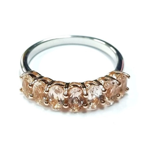 Tone Morganite Ring