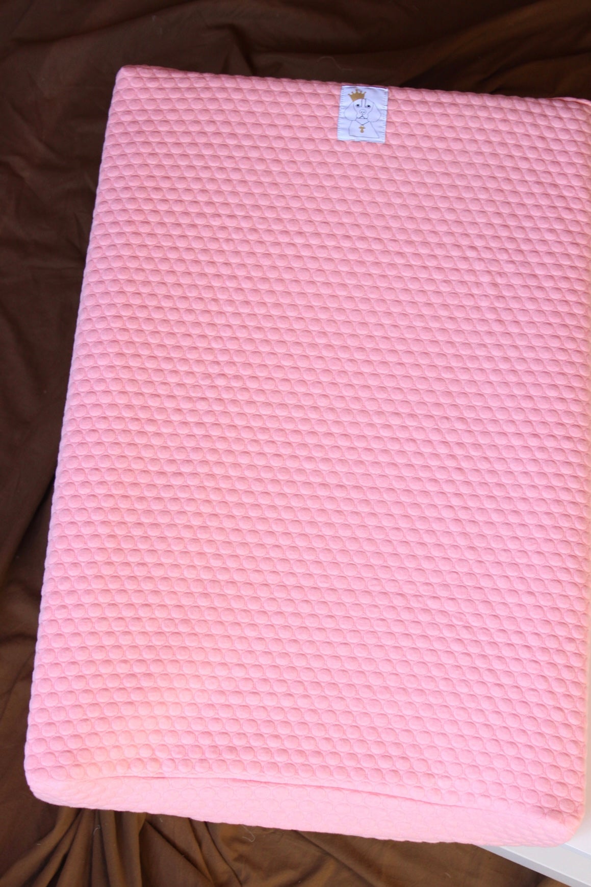 Pink Bubble Changing Cover