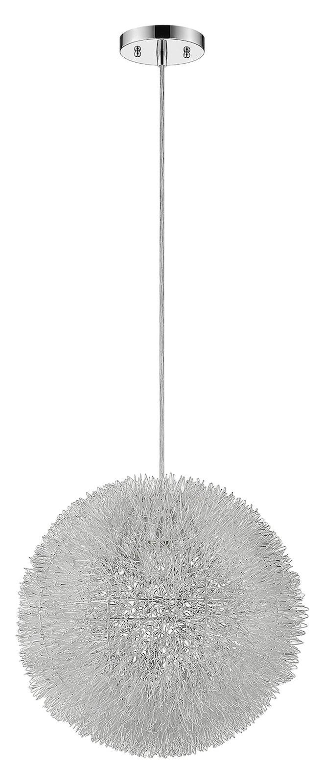 Acclaim Lighting Luminary 1-Light Metallic Silver Pendant BP6008 YLQ2_B7UOC25
