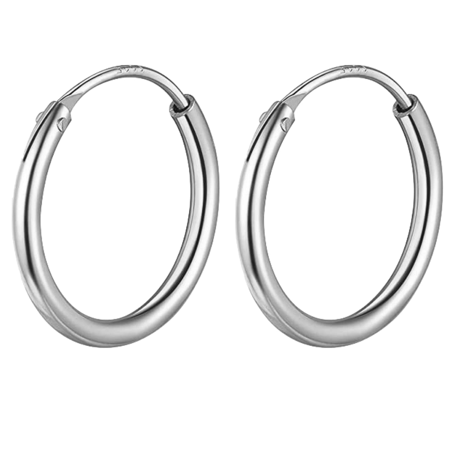 Spiral silver bali | Classic round earring | Silver hoop - Earrings,  Jewellery - FOLKWAYS