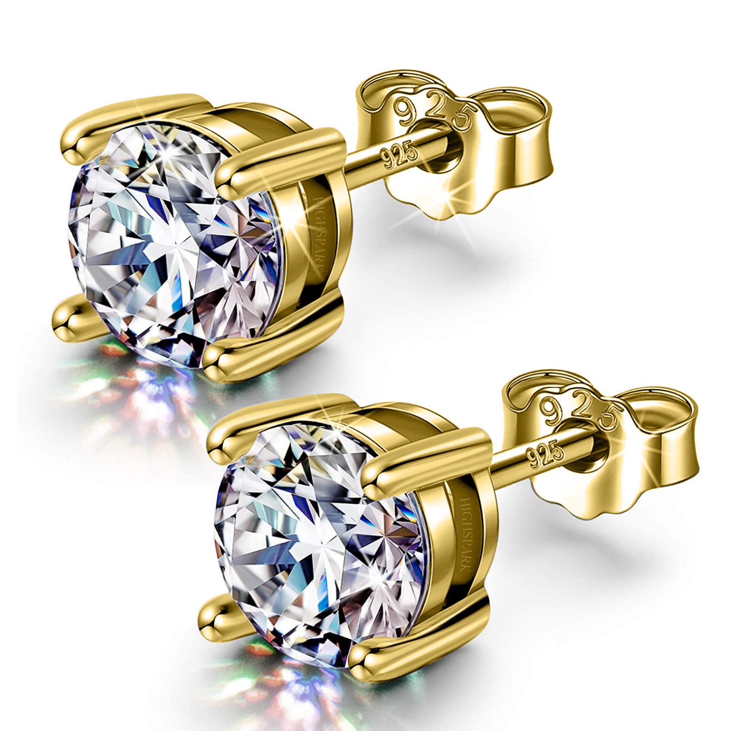 Swarovski Zirconia Touchstone Crystal GO TO Earrings Sterling Silver NEW  $59 | eBay