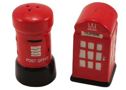 Postbox And Phone Box Salt And Pepper Shakers – The Postal Museum Shop