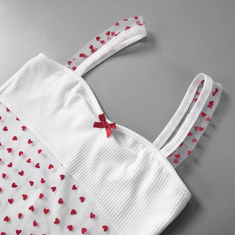 Stylish Transparent Patchwork Coquette Crop Top for Women - Image 6