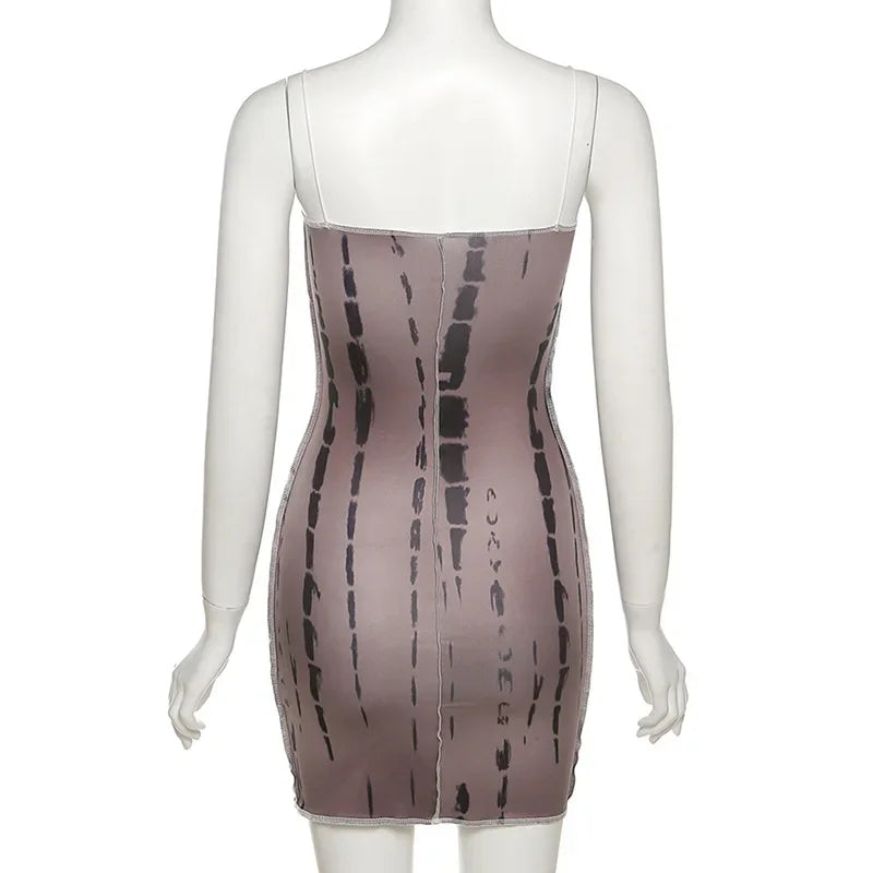 Tie Dye Strapless Tube Dress: Summer Bodycon Clubwear for Women - Image 6