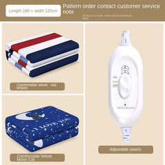 Smart thermostat home winter electric blanket