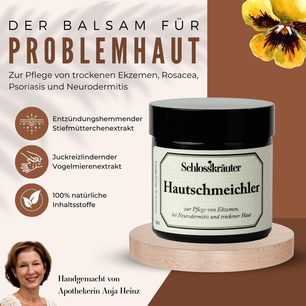 Hautschmeichler Hautcreme mit Vogelmierenextrakt