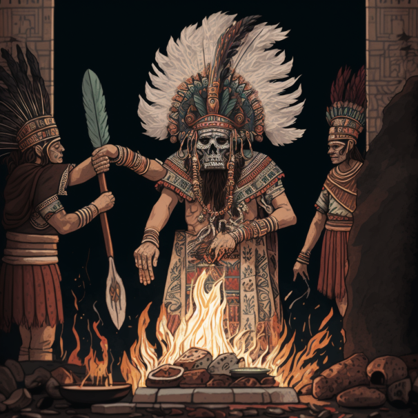 The Role of Priests and Warriors in Aztec Sacrifice Drawings