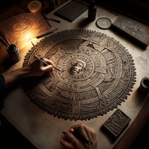The Connection between Sacrifice Drawings and the Aztec Calendar
