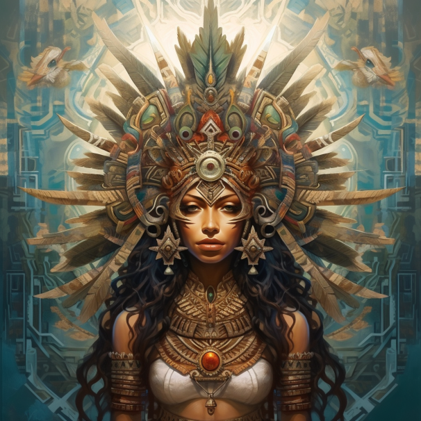 Aztec Goddess Art: Reverence and Empowerment in Feminine Divinity