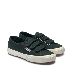 2750 Cotu 3 Strap Black Canvas Sneaker | Superga Australia