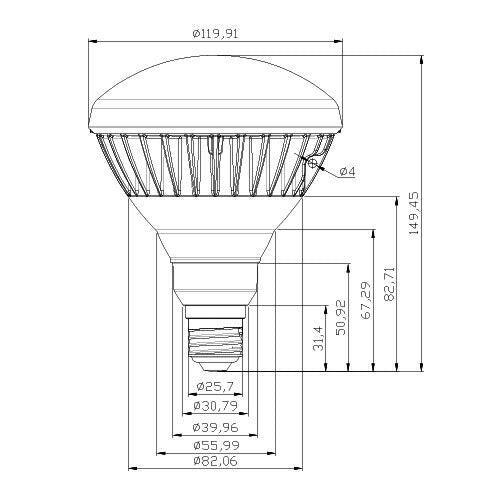 LED電球 E26 100W 相当 レフ球 レフ電球 IP65 防塵 防水 虫対策 電球色